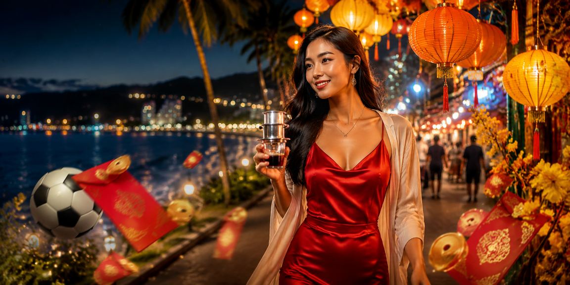 Người dùng theo dõi cá cược thể thao và kiểm tra tiền thưởng tại Phan Thiết bên biển