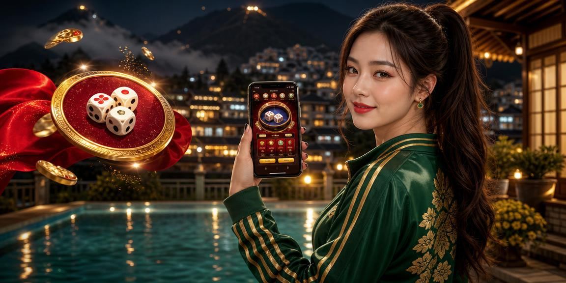 Người phụ nữ mặc áo dài chơi Tài Xỉu truyền thống tại Sapa trong không khí văn hóa vùng cao